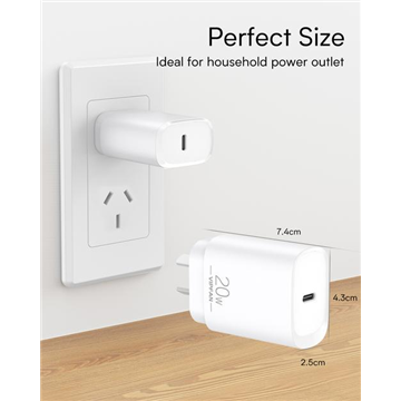 VIPFAN 20W USB-C Super Fast Charger (AU5)