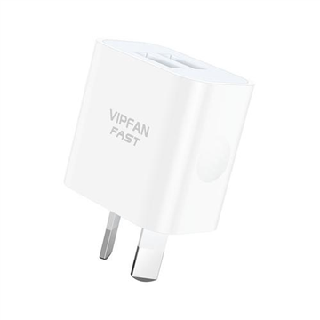 VIPFAN 2 Port USB Charger w/ NZ Cert. (AU1)