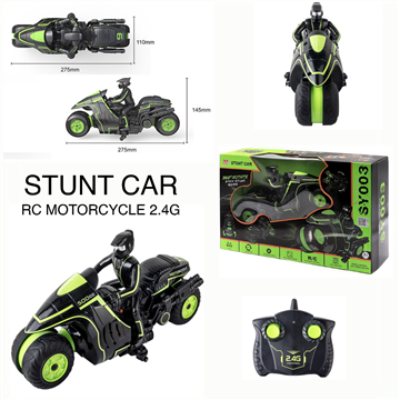    2.4GHz RC Motorcycle Stunt