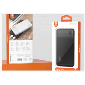 Hoco 10000mAh Power Bank w/ 2 USB & 2.1 AMP 