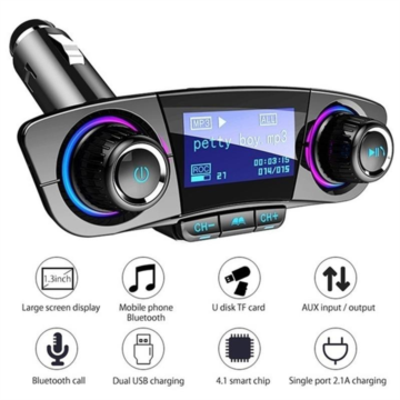    FM Transmitter Bluetooth Car Kit 