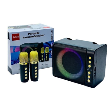    T203  Karaoke Portable Bluetooth Speaker