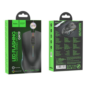 Hoco Wired Gaming Mouse w/ RGB Light (GM19)