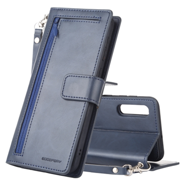    Blue Detachable Diary Cover for iphone