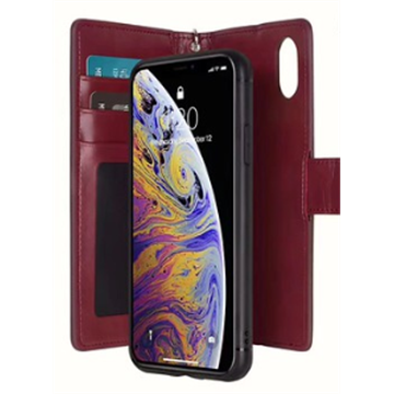    Maroon Detachable Diary Case for Samsung